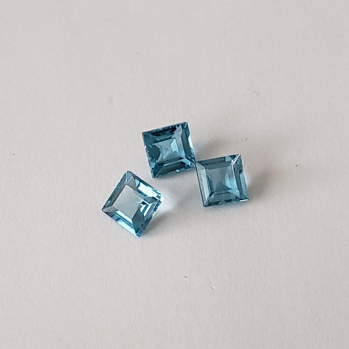  Topaz | Square Cut | Swiss Blue | 5mm 