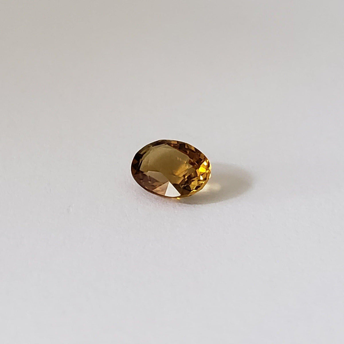  Tourmaline | Oval Cut | Golden Olive | 7.5x5.5mm 0.97ct | Africa 