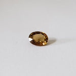  Tourmaline | Oval Cut | Golden Olive | 7.5x5.5mm 0.97ct | Africa 