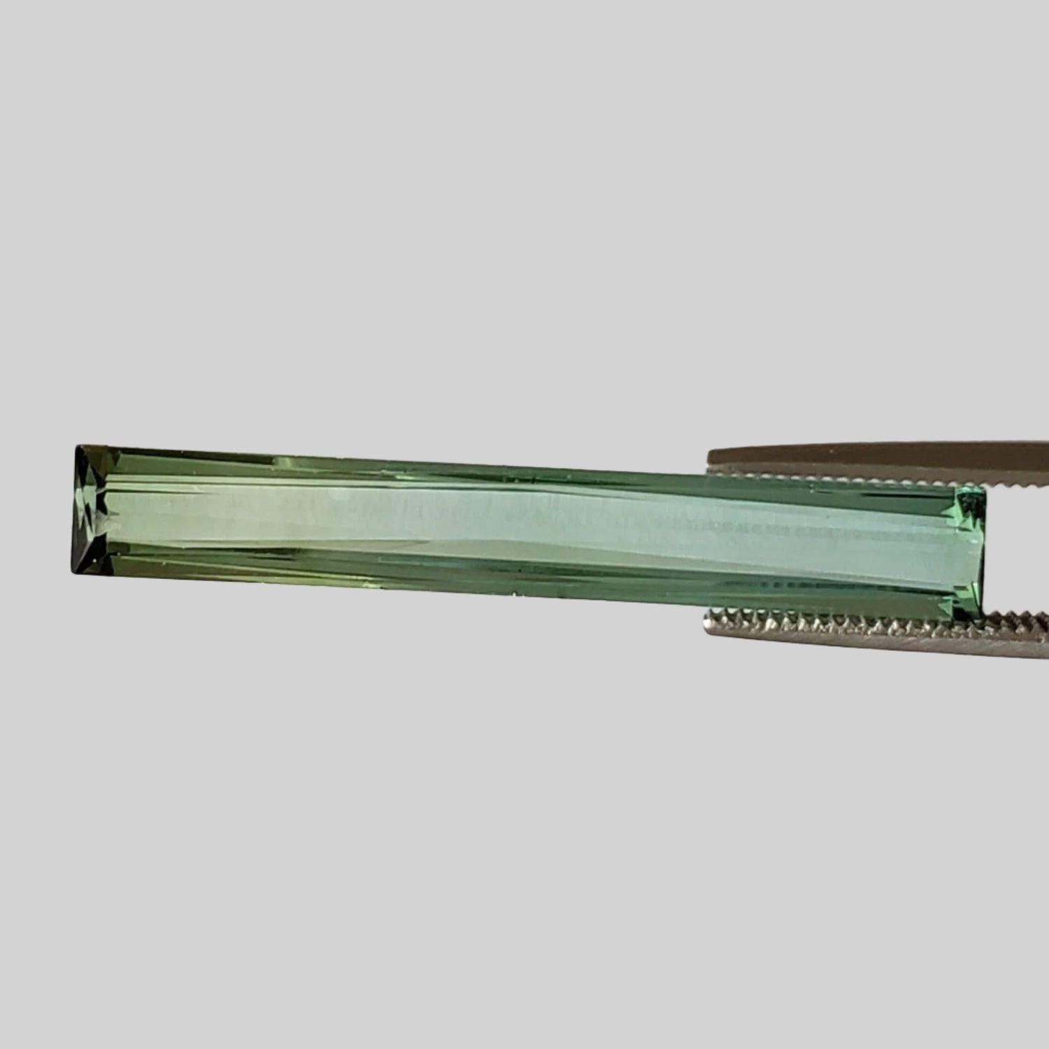  Tourmaline | Unheated Tourmaline | Baguette Cut | Dark Sea Green | 31.8x4.8x3.6mm 5.52ct | Africa 