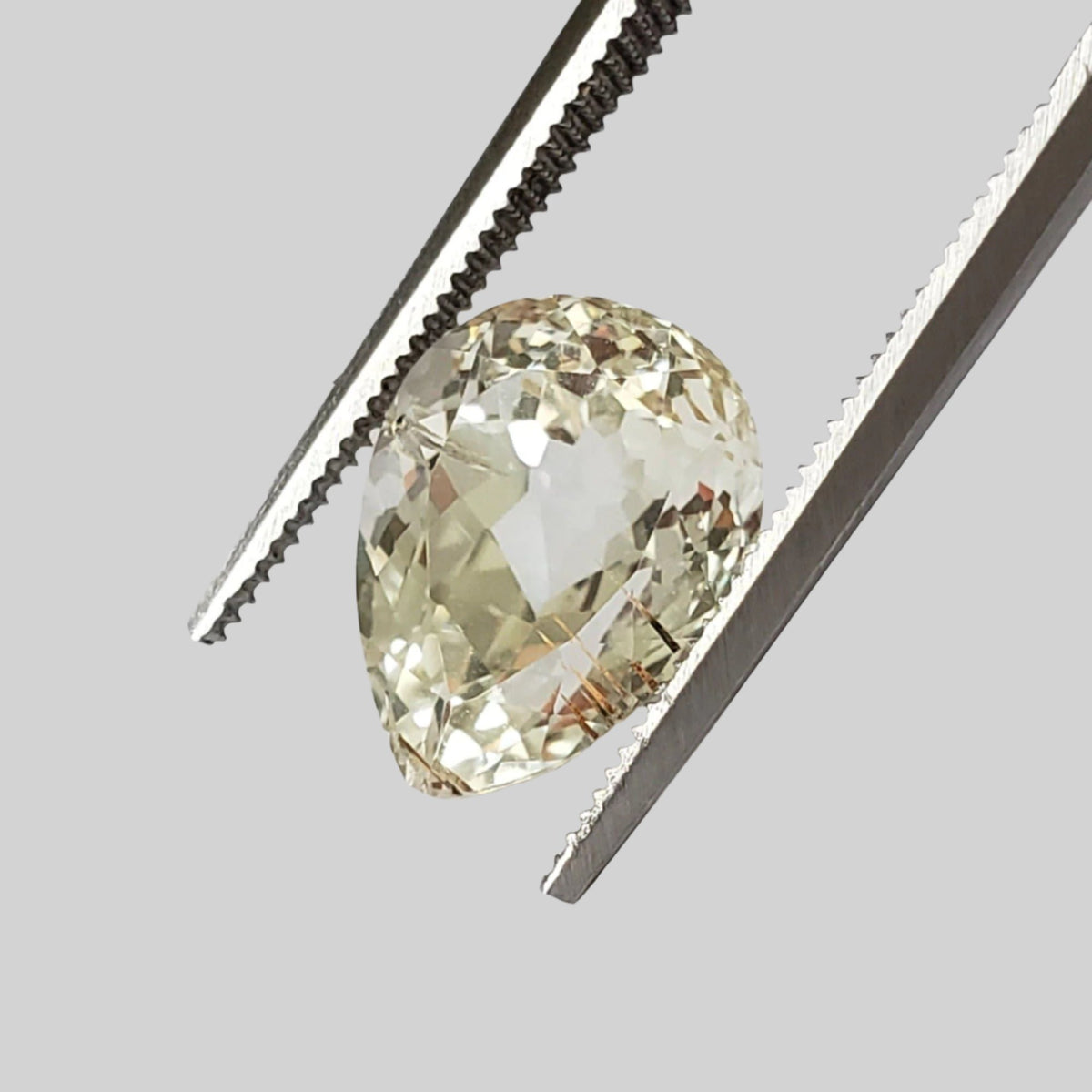  Triphane | Spodumene | Pear Shape Cut | Yellow | 11.5x8.5mm 4ct 