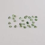  Tsavorite Round Cut Green 1.0mm from Tanzania 