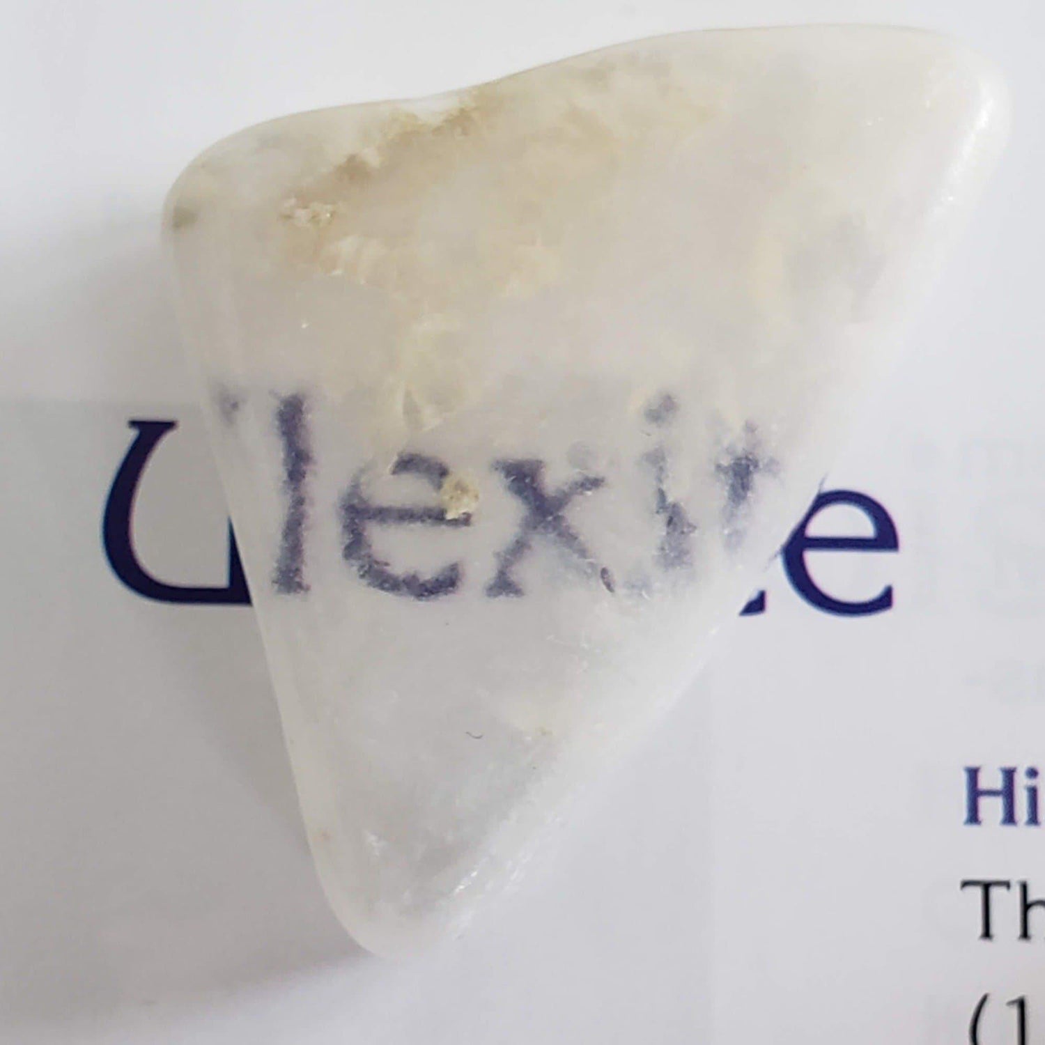 TV Rock | Amazing Polished Ulexite | Natural Fiber Optic Mineral