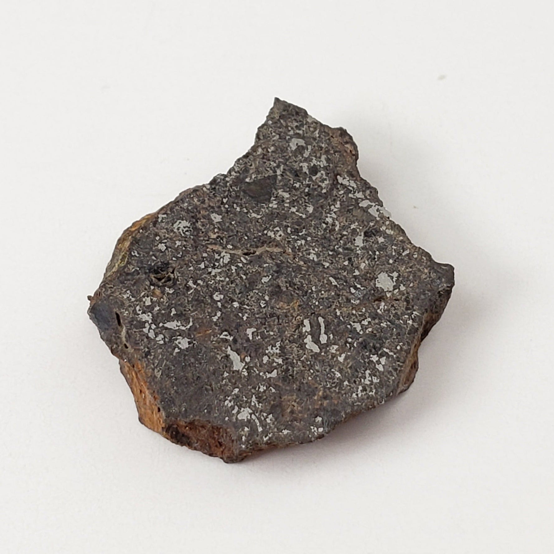  Vaca Muerta Meteorite 1.9 Grams | Slice | Mesosiderite A1 | Chile 