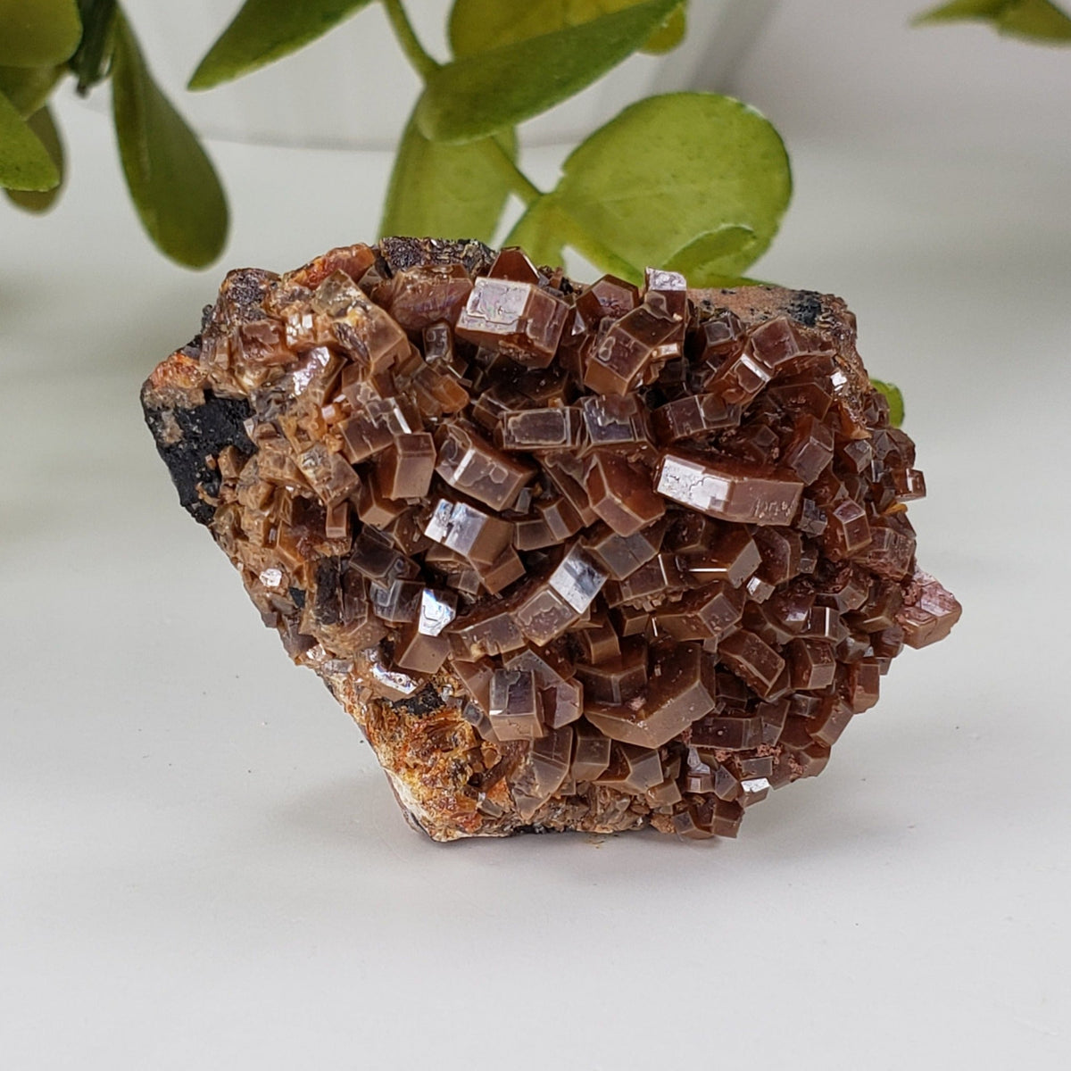 Vanadinite Crystal | Rare Cubic Brown Mineral |  182.3 CT | Mibladen, Morocco