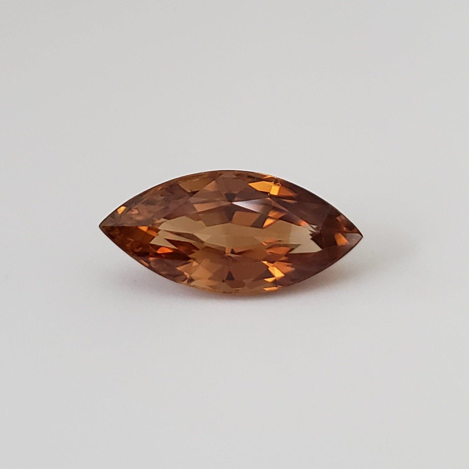  Zircon | Marquise Cut | Imperial Orange | 16x7.5mm 5.90Ct | Vietnam 