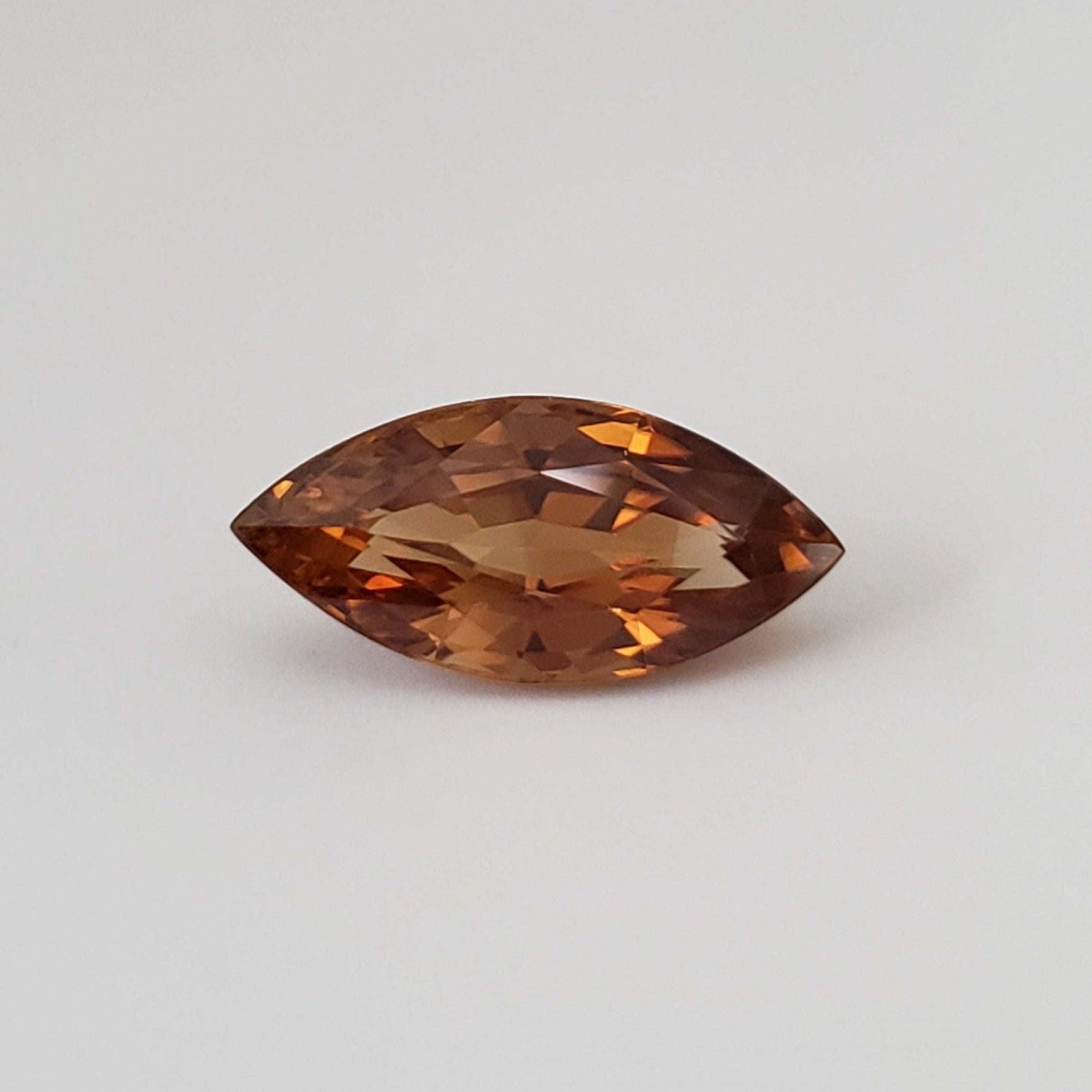  Zircon | Marquise Cut | Imperial Orange | 16x7.5mm 5.90Ct | Vietnam 