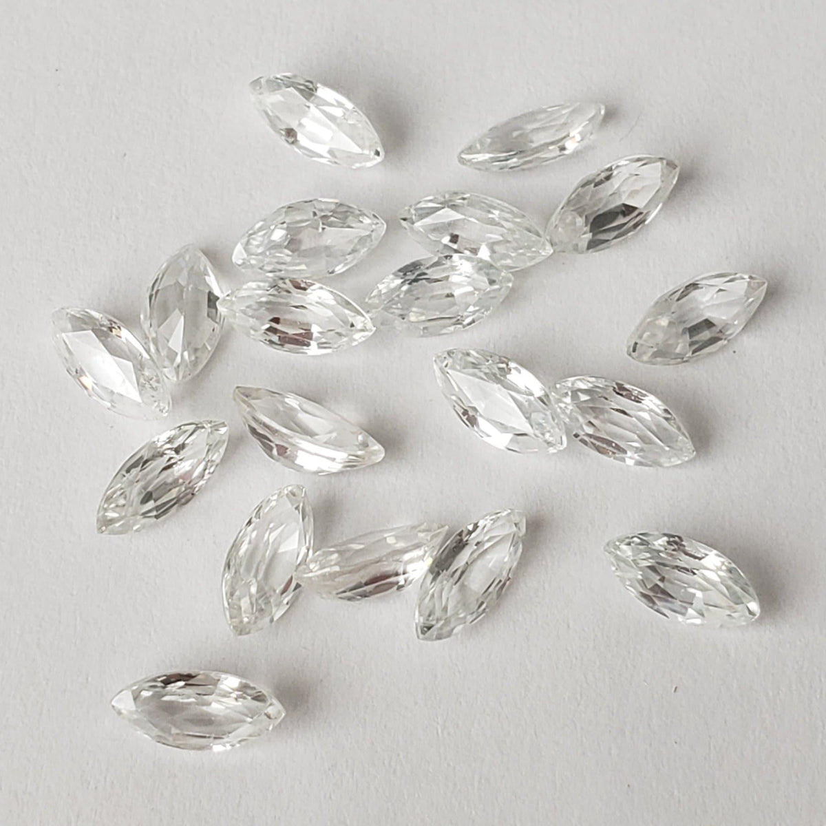 Zircon | Marquise Cut | White | 7x3.5mm