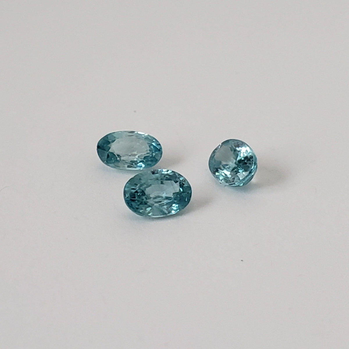  Zircon | Oval Cut | Blue | 6x4mm | Cambodia 