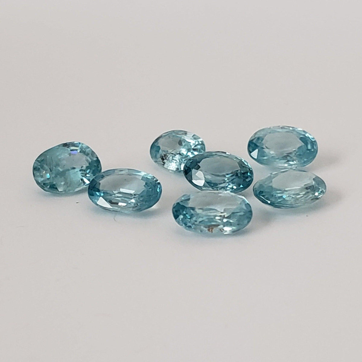  Zircon | Oval Cut | Blue | 7x5mm | Cambodia 