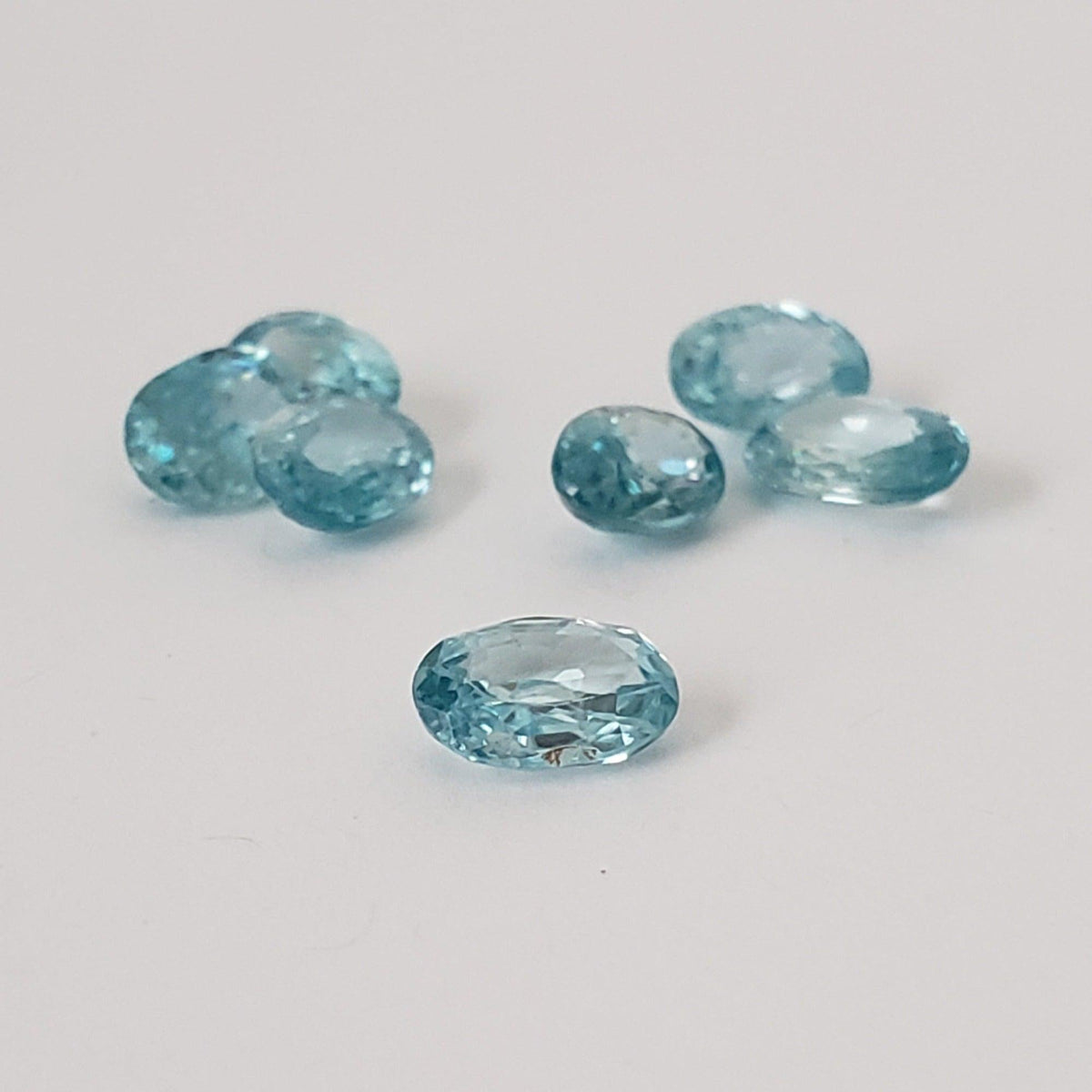  Zircon | Oval Cut | Blue | 7x5mm | Cambodia 