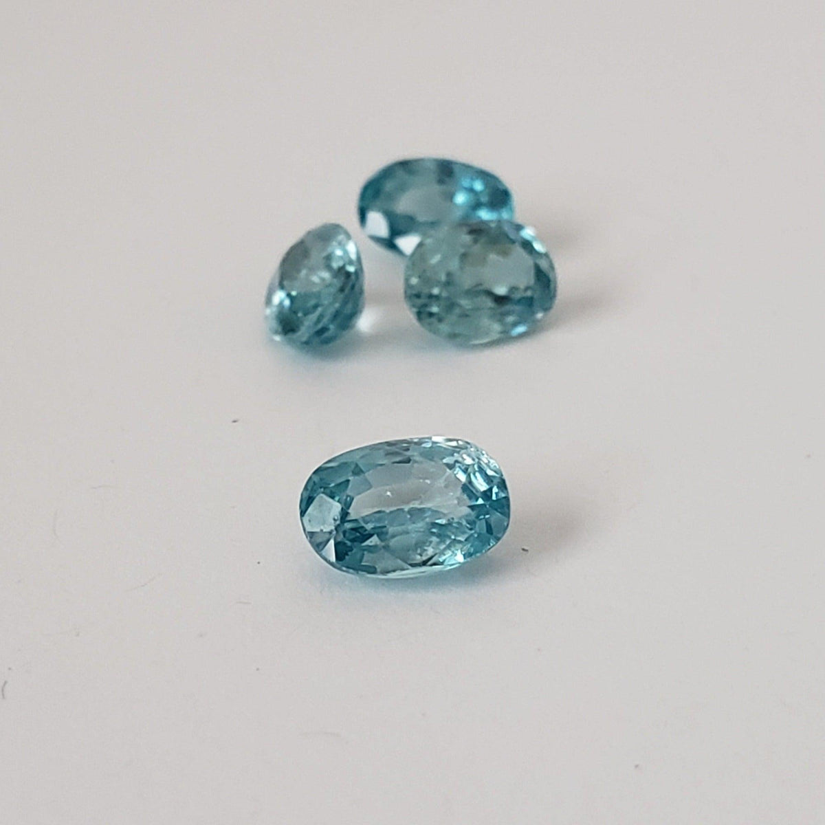  Zircon | Oval Cut | Blue | 7x5mm | Cambodia 