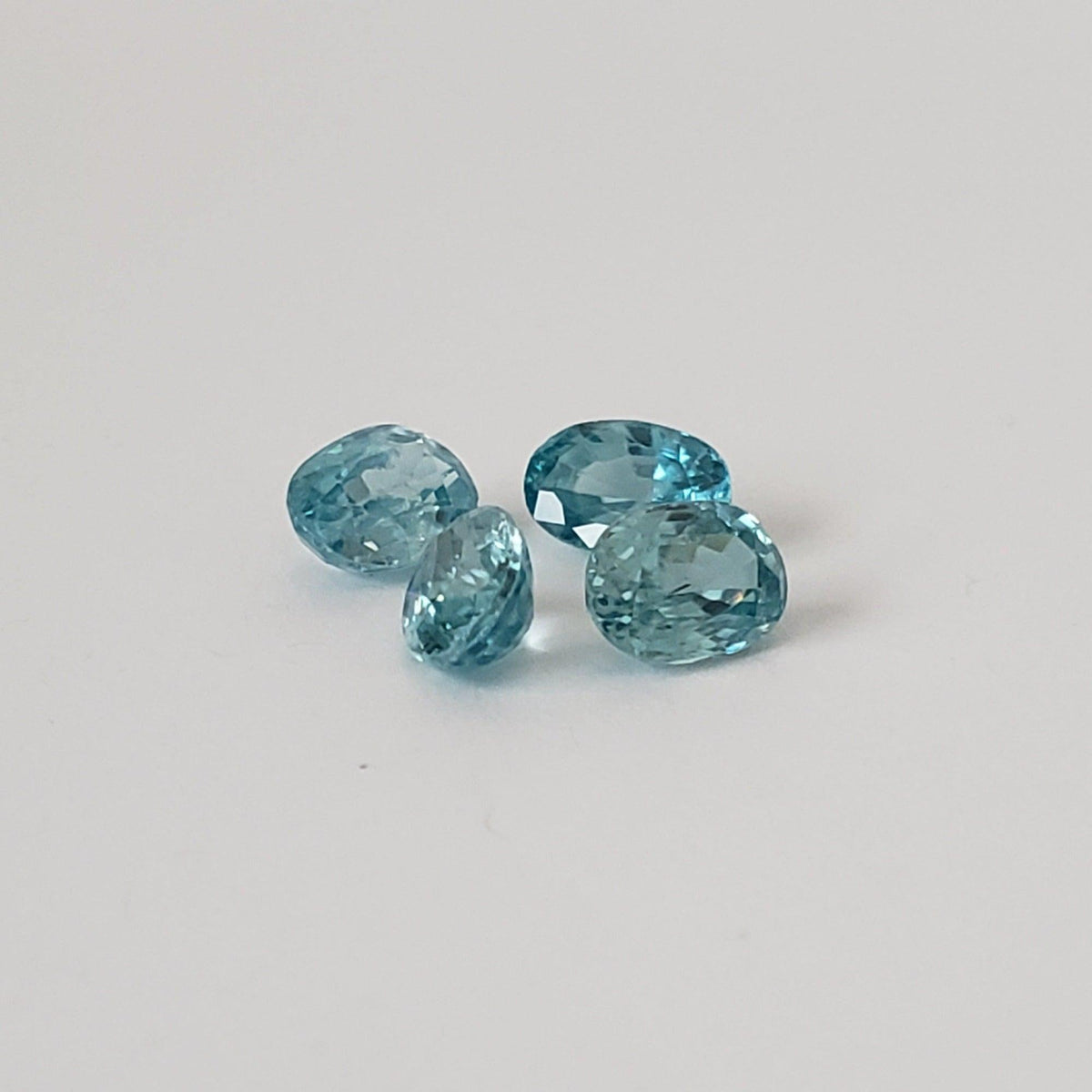  Zircon | Oval Cut | Blue | 7x5mm | Cambodia 