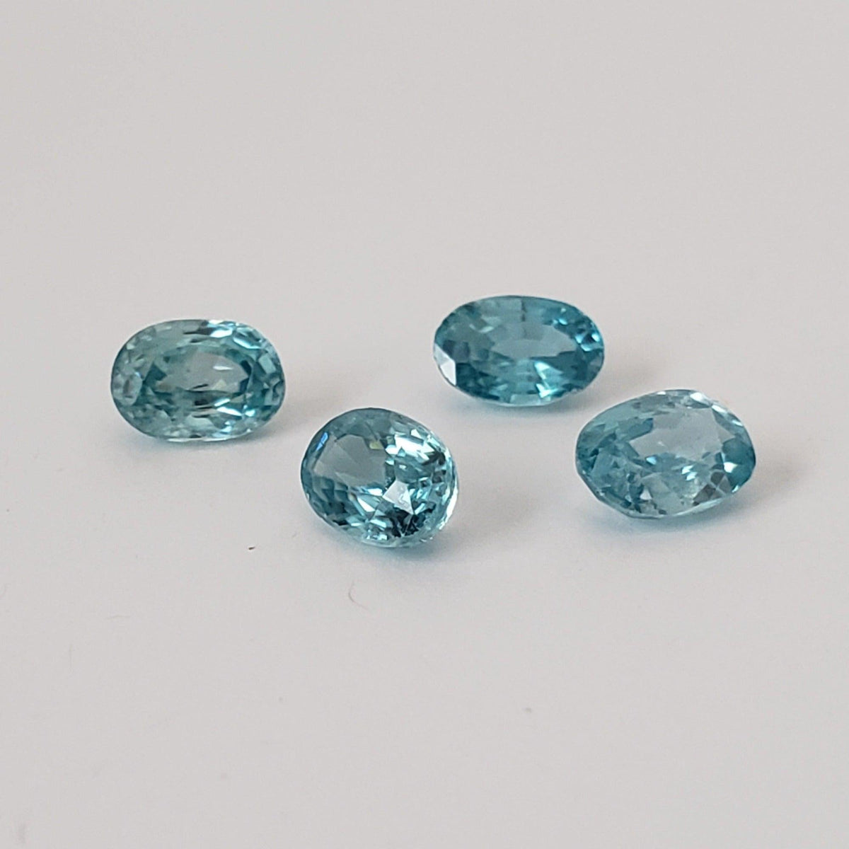  Zircon | Oval Cut | Blue | 7x5mm | Cambodia 