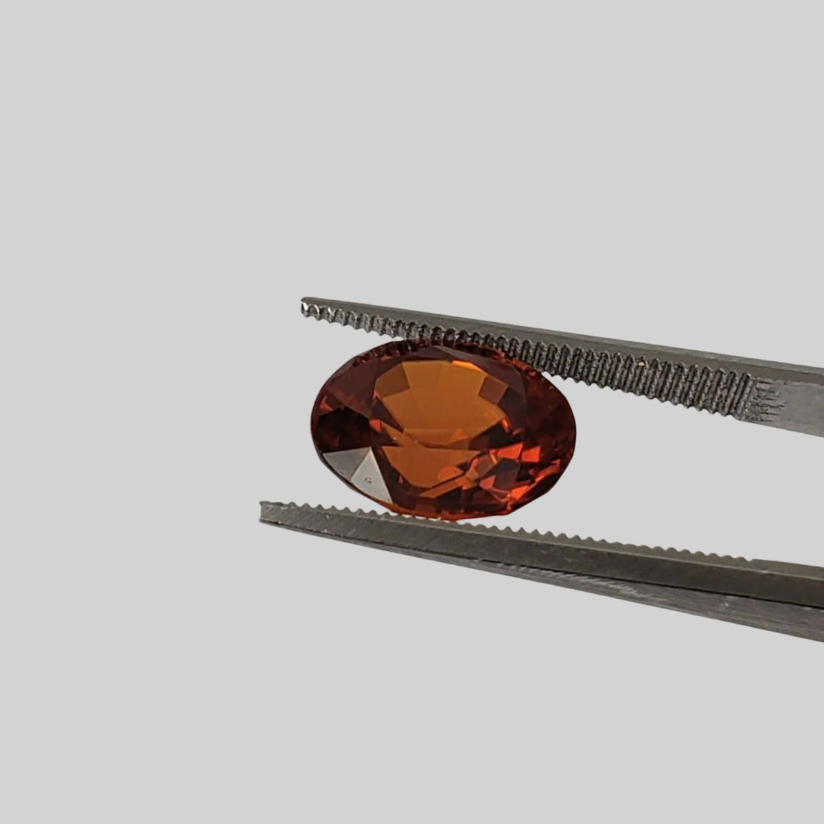  Zircon | Oval Cut | Imperial Orange | 10.8x9.3mm 6.11Ct | Vietnam 