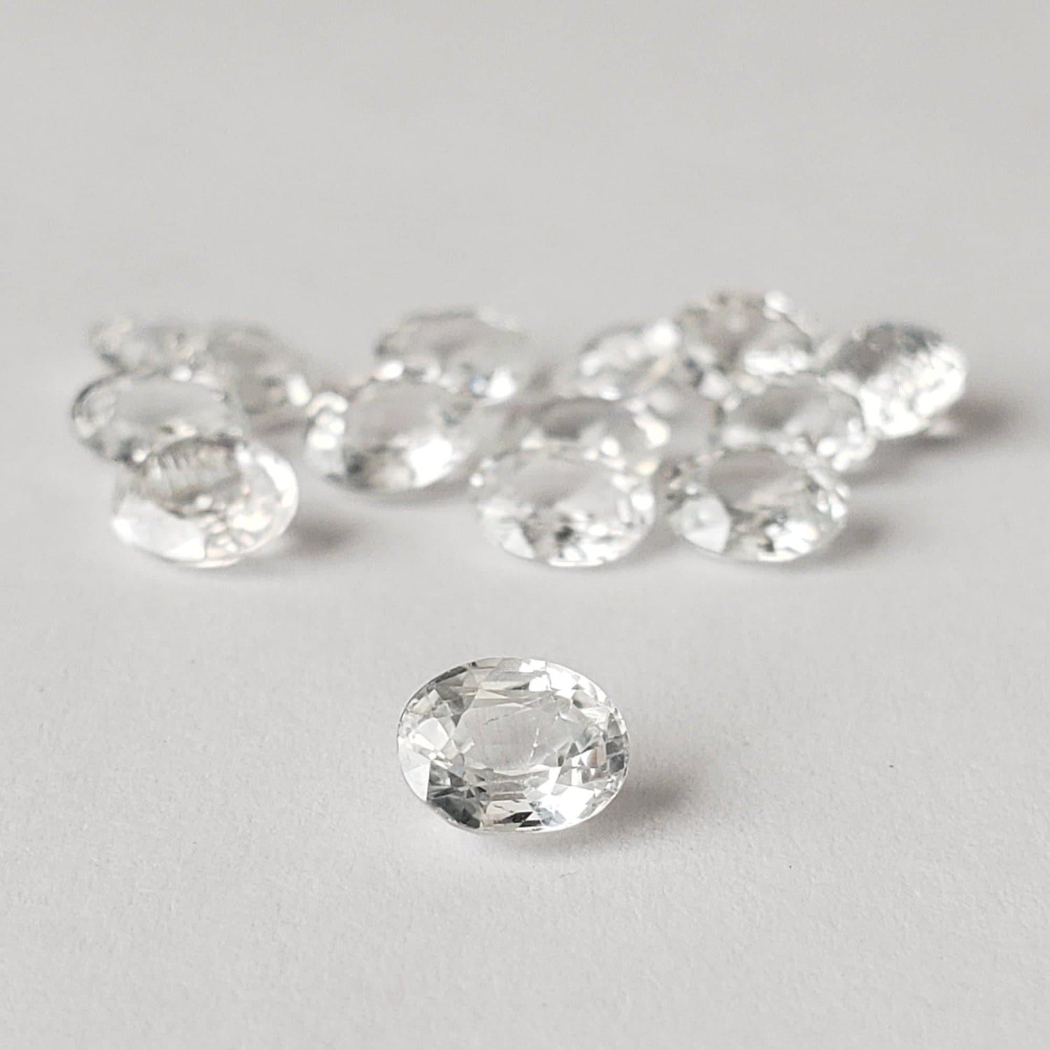  Zircon | Oval Cut | White | 6x5mm 